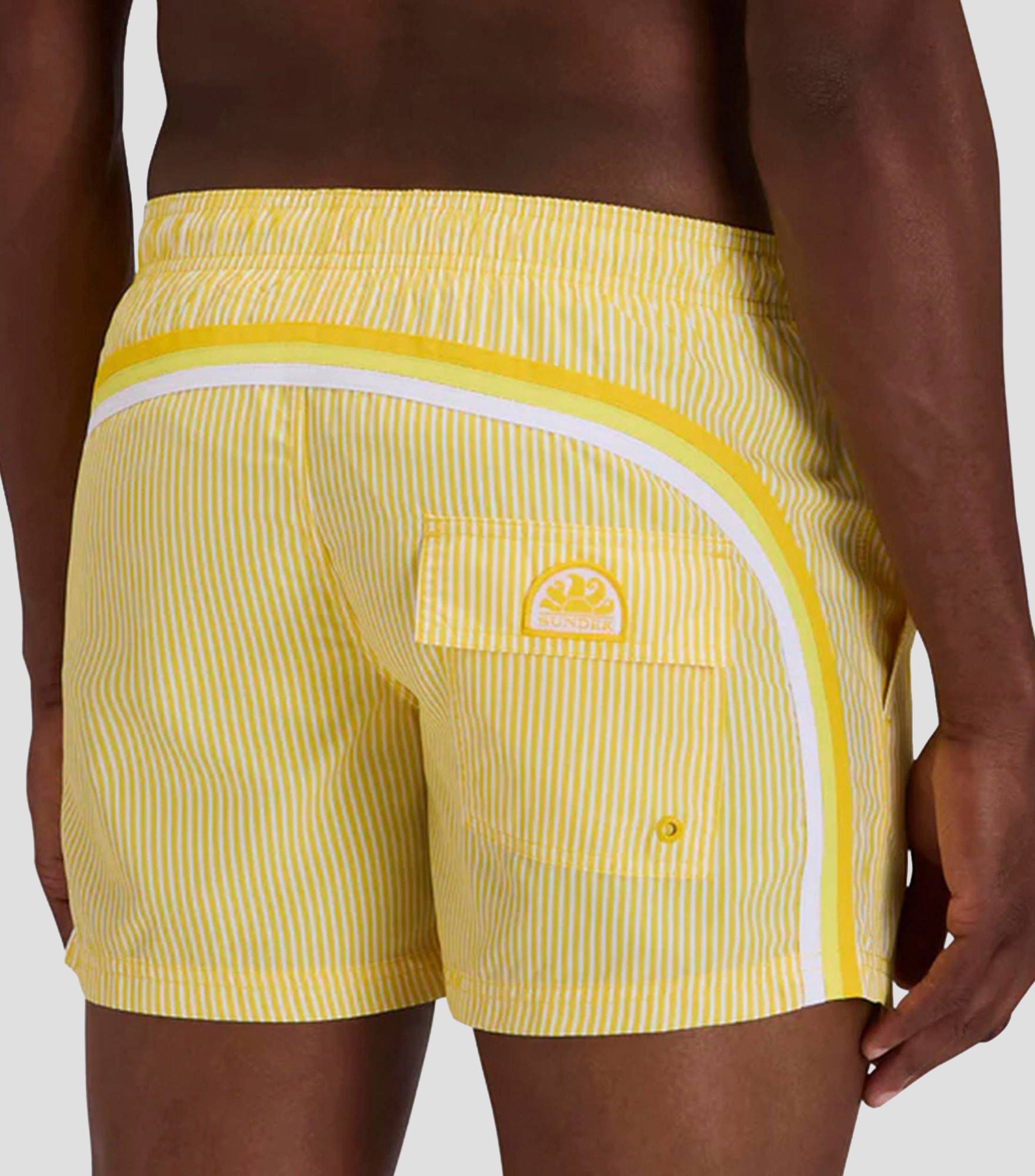 Traje de baño a rayas Hombre